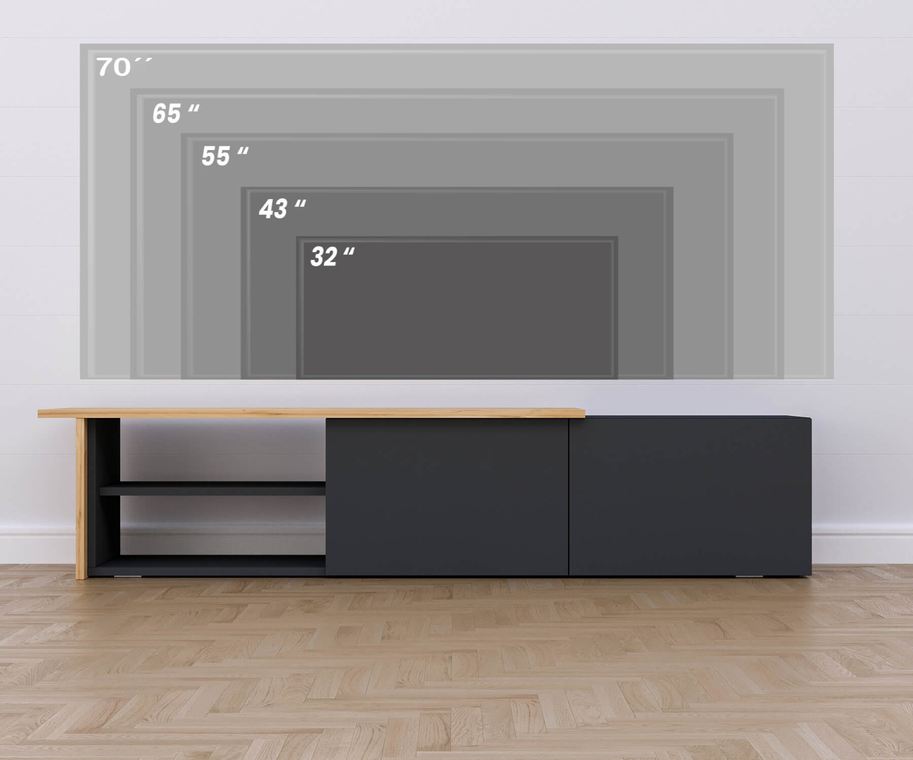 Ashly 2 Option Tv Stand - Image 10