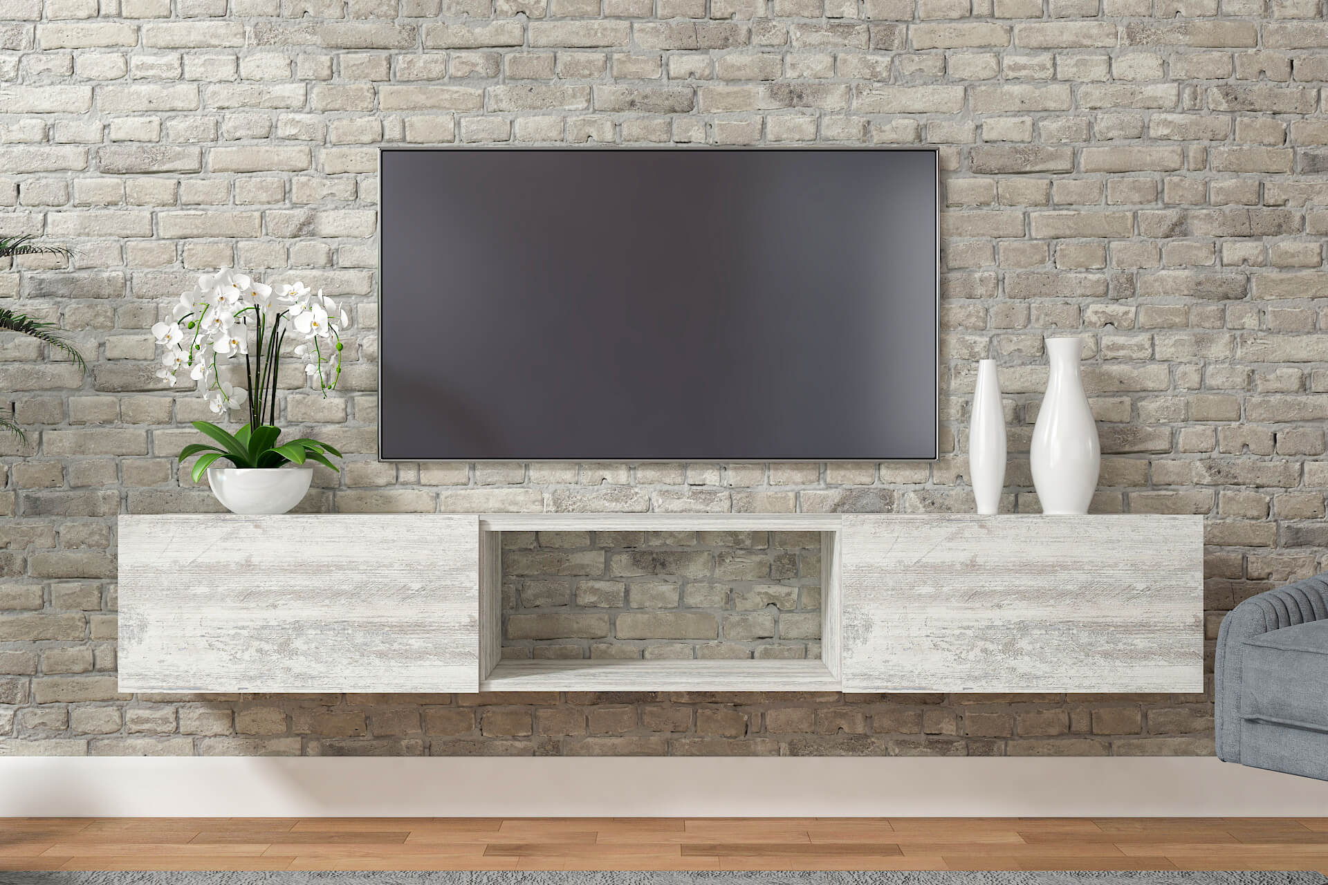 Sculley 71'' Floating TV Stand Up to 80" TV's Wall Mounted Media Console