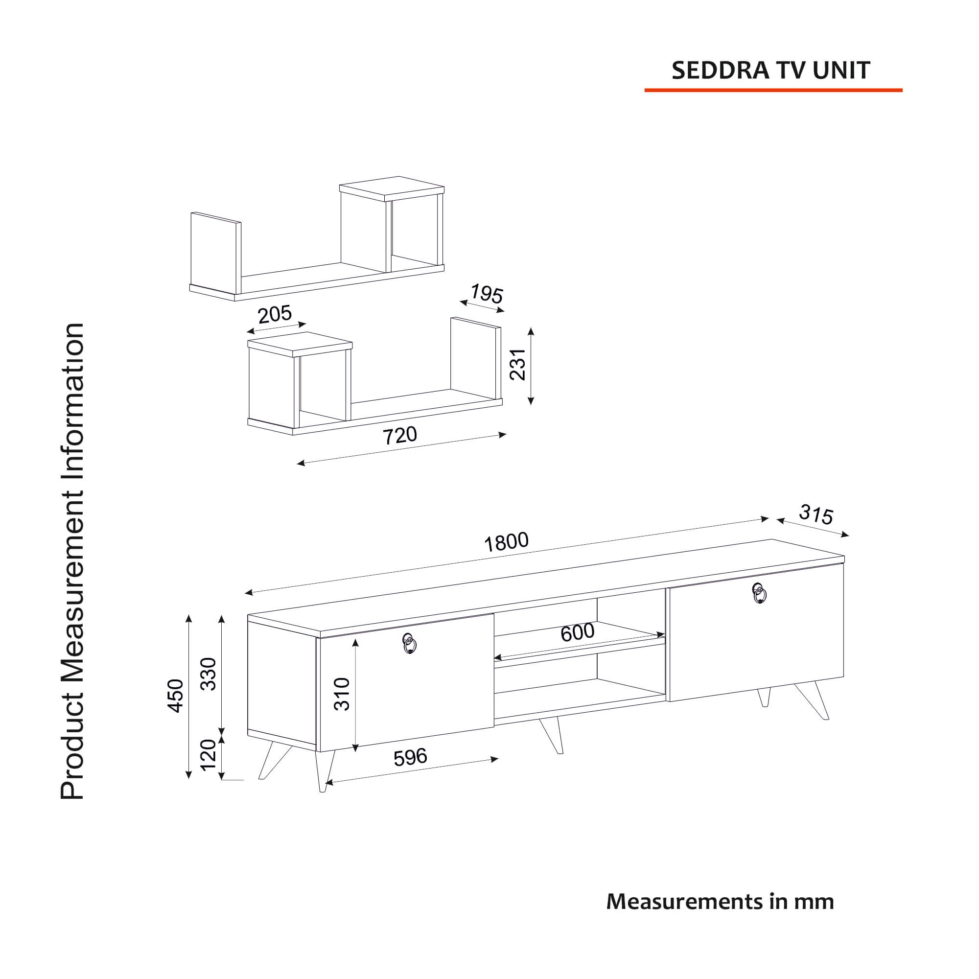 Seddra Tv Stand - Image 5