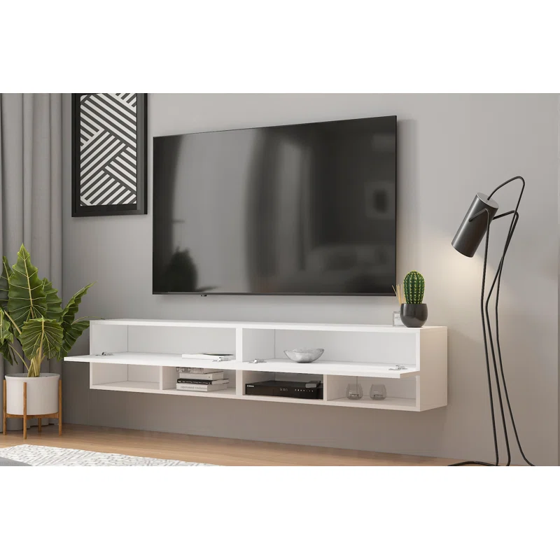 Bhima 72" Floating Entertainment Media Console - Image 2