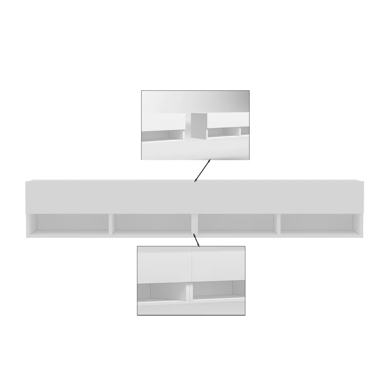 Bhima 72" Floating Entertainment Media Console - Image 3