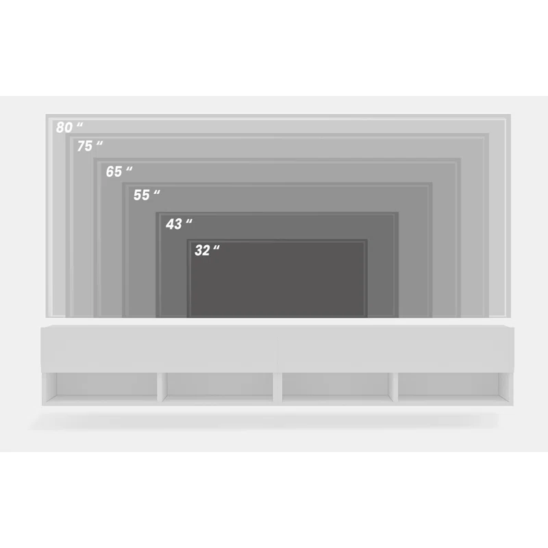 Bhima 72" Floating Entertainment Media Console - Image 7