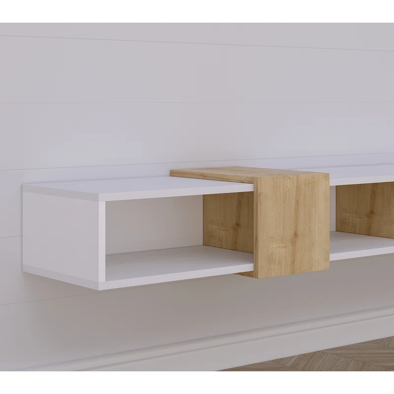 Draylee Belt 71" Wall Mounted Floating Entertainment Media Console - Image 8