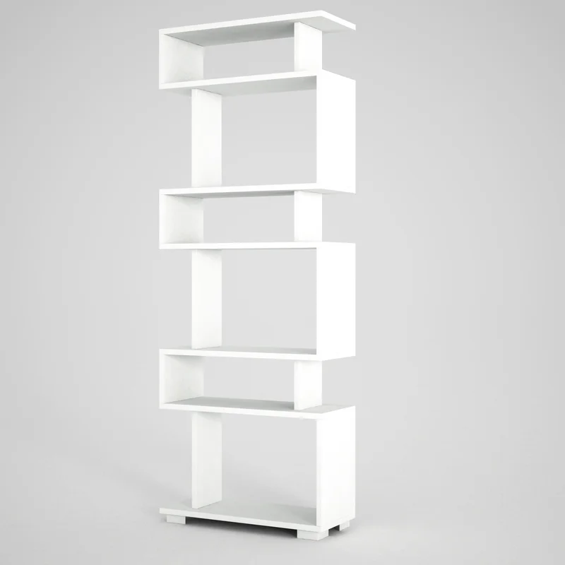 Lucy-Lee Geometric 6-Shelf Wall Library - Image 7