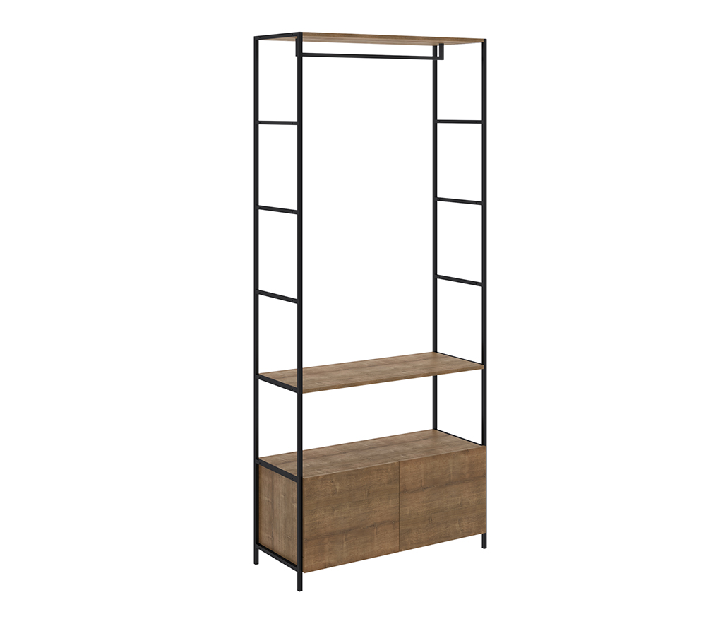 Industrial-Style Free Standing Entryway Coat Hanger - Image 2