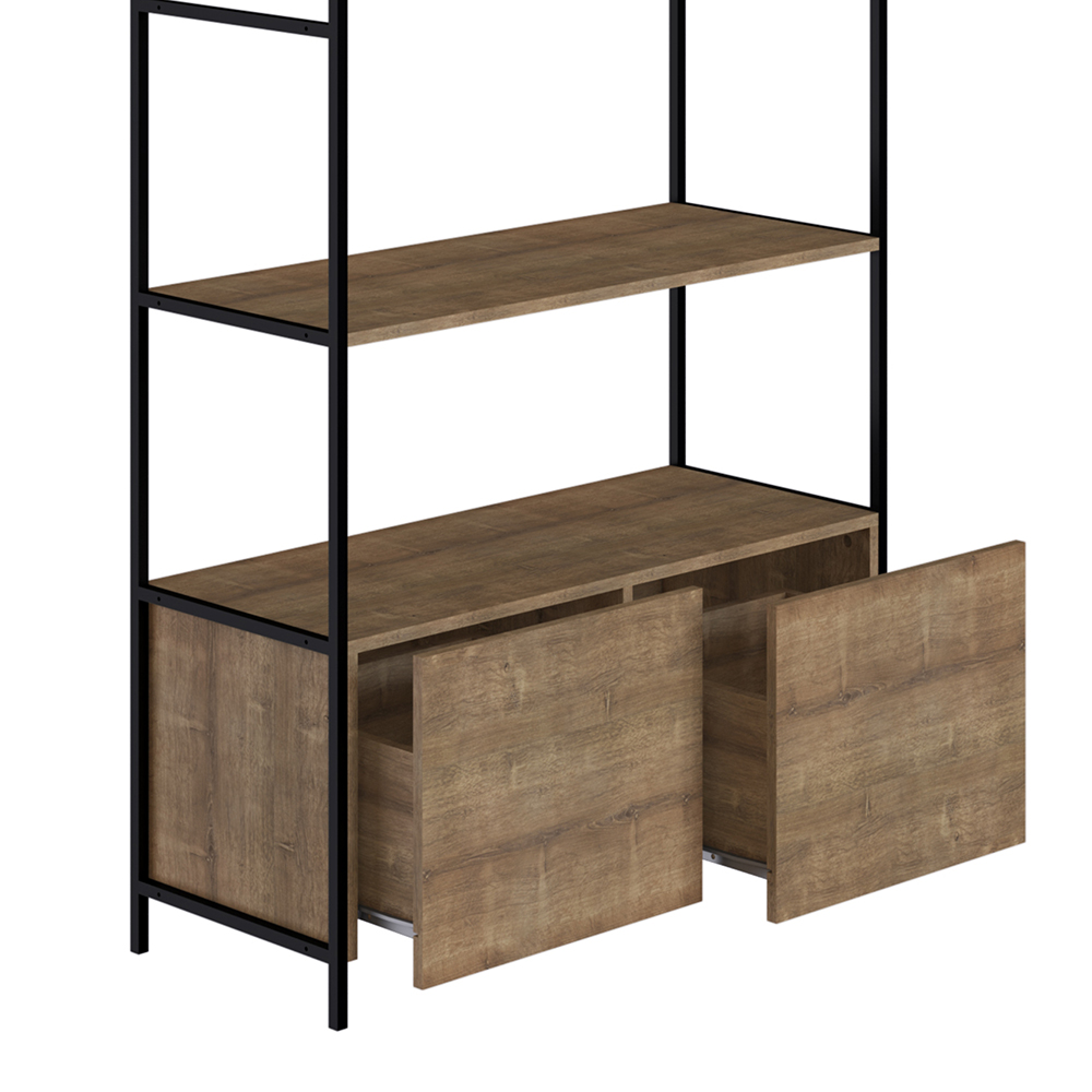 Industrial-Style Free Standing Entryway Coat Hanger - Image 4