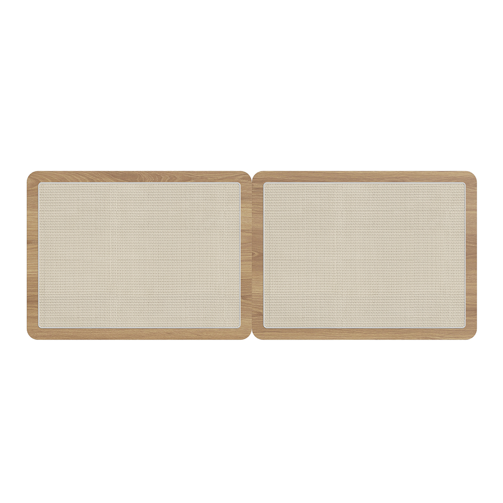 Oslo 79.5" Rattan Wall Mount Headboard  2 Panel for King Bed - Image 5